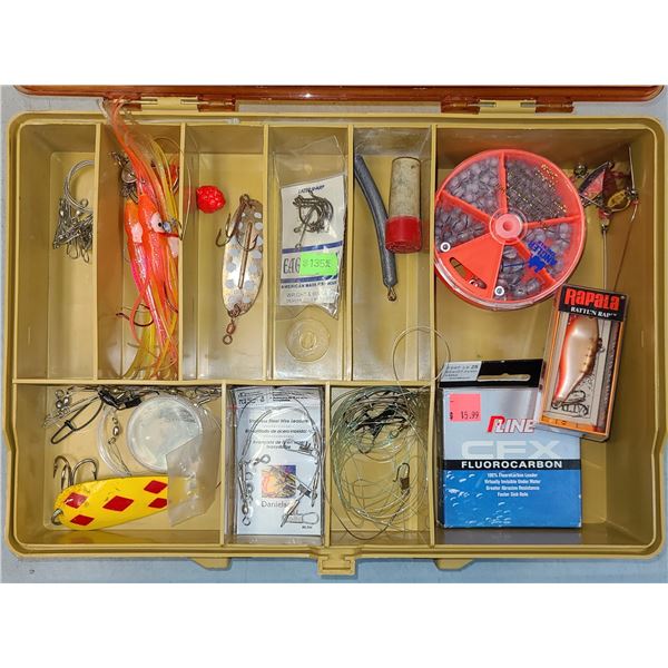 Magnum Double Plano Fishing Box with Lures PLUS