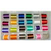 Image 1 : Fly Tying Gear - Differant Color Thread Lot - All in Plano Box as Shown