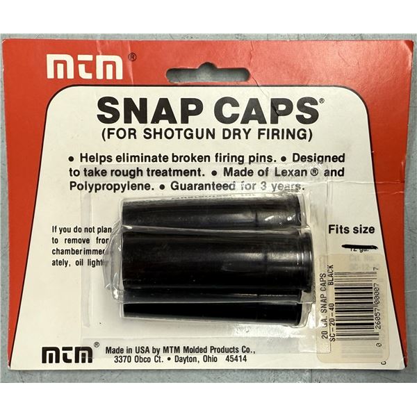 12 ga Shotgun Snap Cars by MTM - NEW