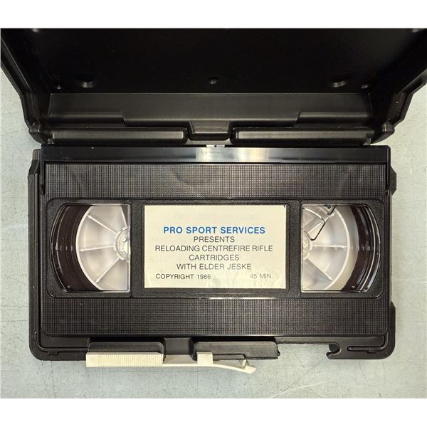 Reloading Center Fire Cartridges - VHS Tape by Zeke Jeske