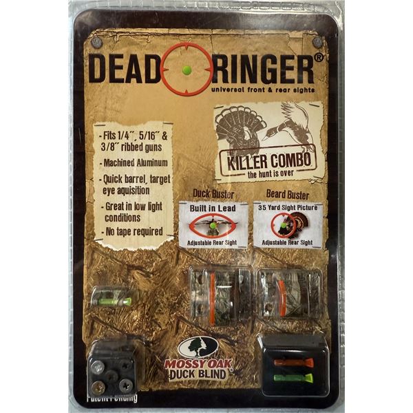 Shotgun Front & Rear Sight Sets by Dead Ringer Killer Combo - NEW
