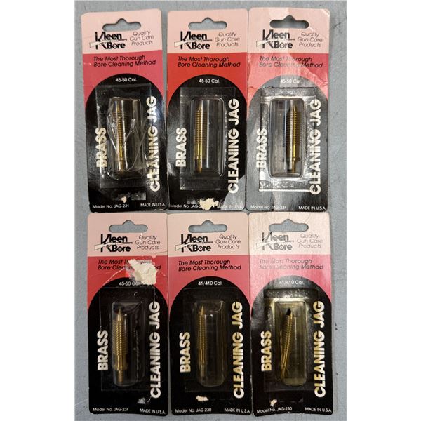 Cleaning Jags 45- 50 Cal & 41/410 - Lot of 6 - NEW