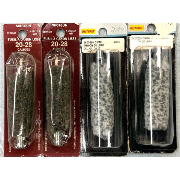 Bore Swabs 20 ga / 28 ga - Lot of 4 - NEW