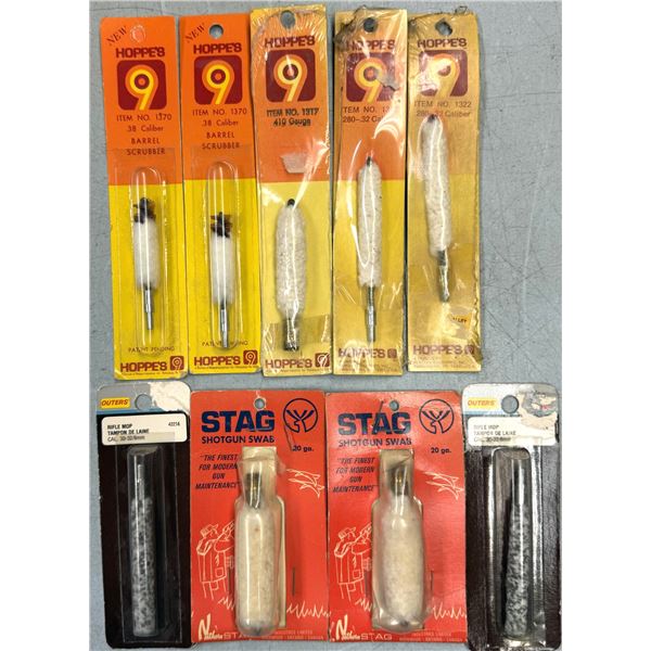 Cleaning Swabs Mixed Lot as shown - 10 pc Lot - NEW