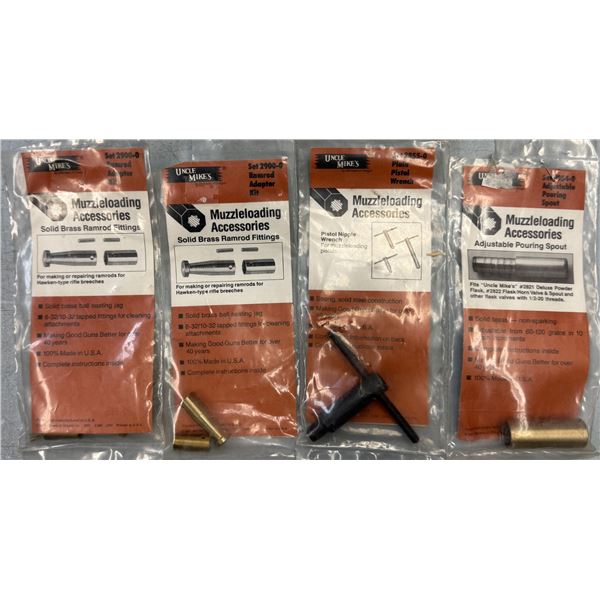Muzzleloading Accessories Uncle Mikes - x 4 - NEW