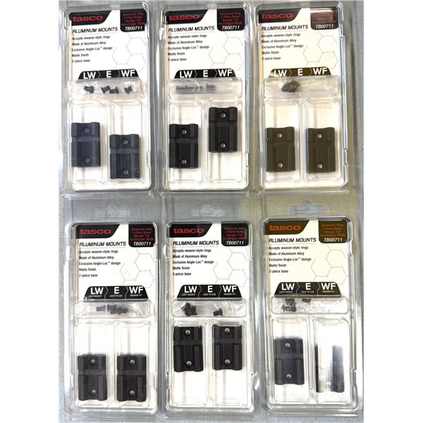 Tasco Scope Base Lot Savage 110 - 6 pc Lot NEW