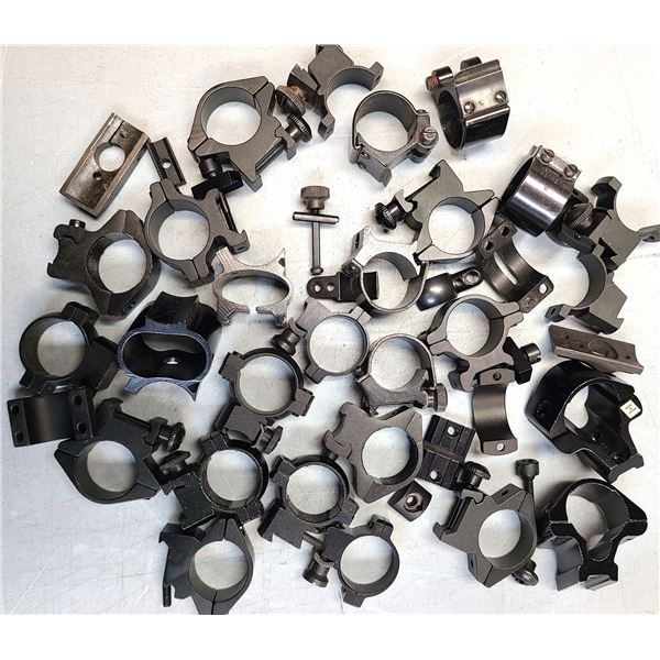 Large Lot Scope Rings & Bases as shown