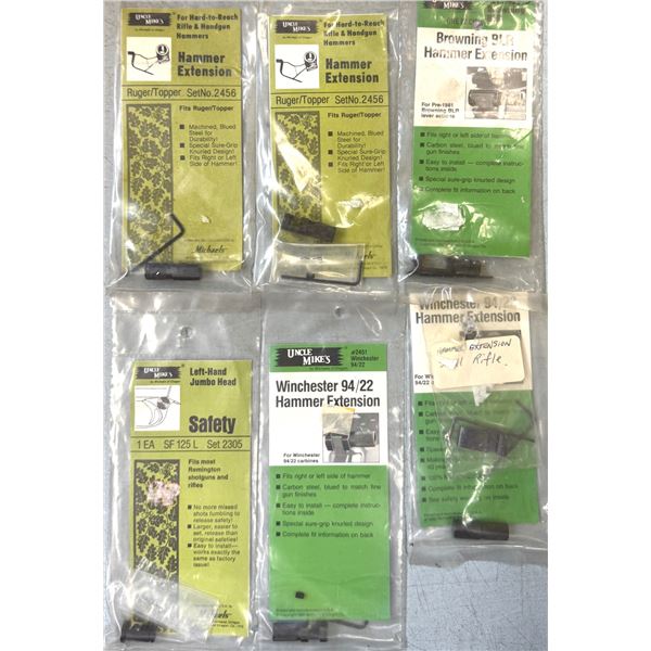 Hammer Extensions Uncle Mikes Mixed Lot - 6 Pc - NEW