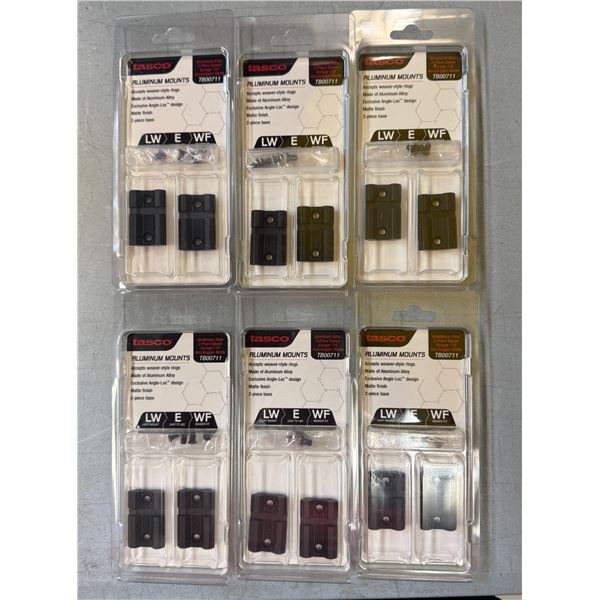 Tasco Scope Base Lot Savage 110 - 6 pc Lot NEW