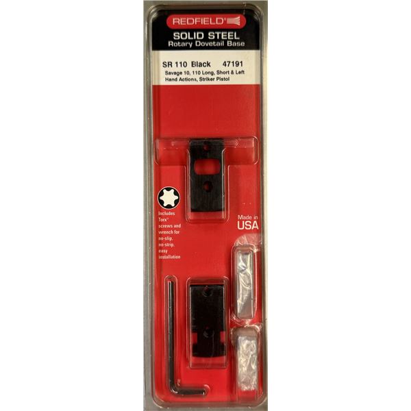 Redfield Steel SR110 Savage 10, 110 Long, Short & Left Hand Actions NEW