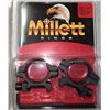 Image 1 : Millett Scope Rings Low 1 inch Weaver Picatinny Mount x 5 Pc - NEW