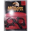 Image 2 : Millett Scope Rings Low 1 inch Weaver Picatinny Mount x 6 Sets - NEW