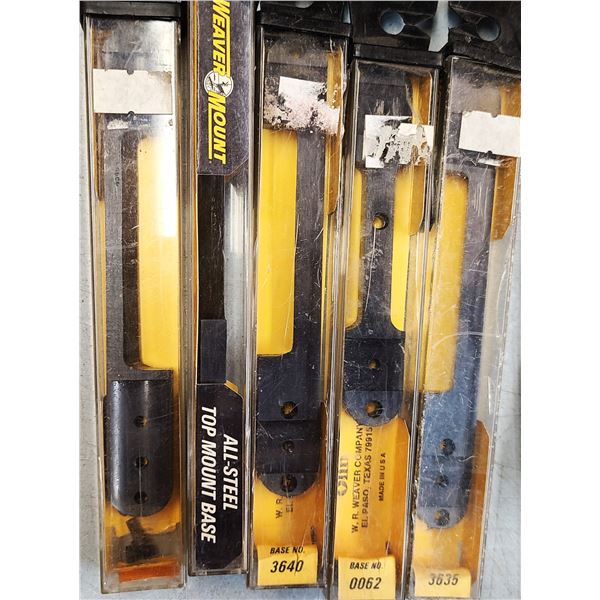 Weaver No3635, 3640, 4746, 0062 & 45464 Scope Bases - NEW