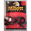 Image 2 : Millett Scope Rings 1 inch Low - 6 pc Lot - NEW