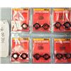 Image 1 : Millett Turn-In Scope Rings 1 inch - 6 pc Lot - NEW