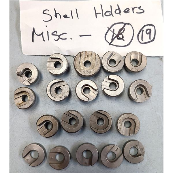 Shell Holders Various as Shown - Excellant Condition - 19 Pc