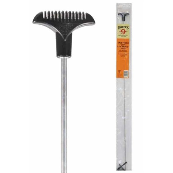 Cleaning Rod One Peice Steel c/w Slotted Ends & Shotgun Adaptor x 2 - NEW