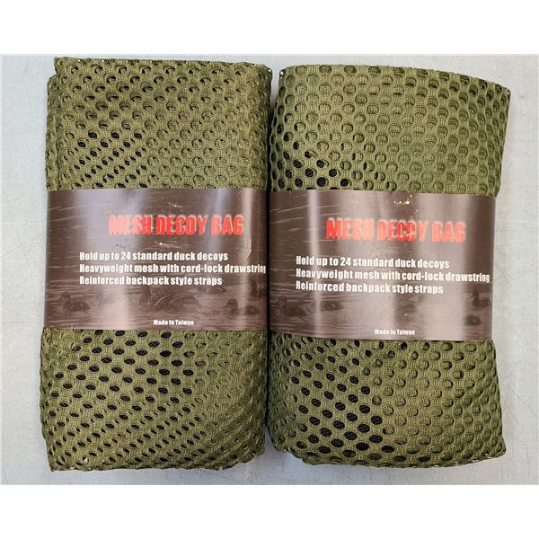 Duck Decoy Mesh Carry Bags - 2 Bags per lot - NEW - Made in Taiwan