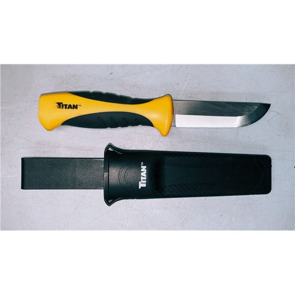 Titan Kniife - NEW Camp Knife Fixed Blade 4 Inch Heavy Blade