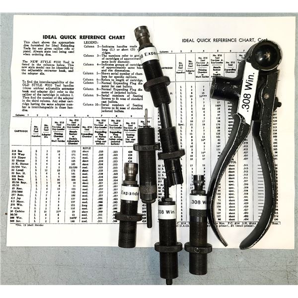 Lyman Ideal Vintage 310 Tool 308 Win Lot as shown
