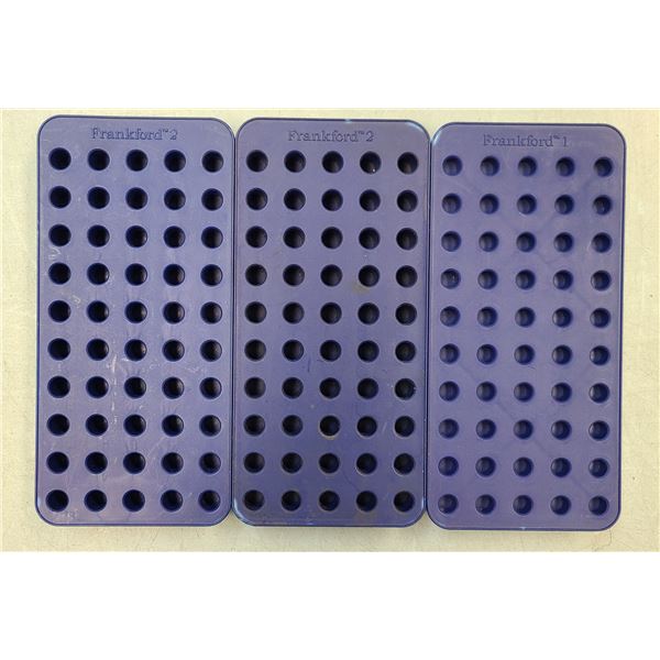 Frankford Reloading Trays #1 & 2 - AS NEW - 3 Trays