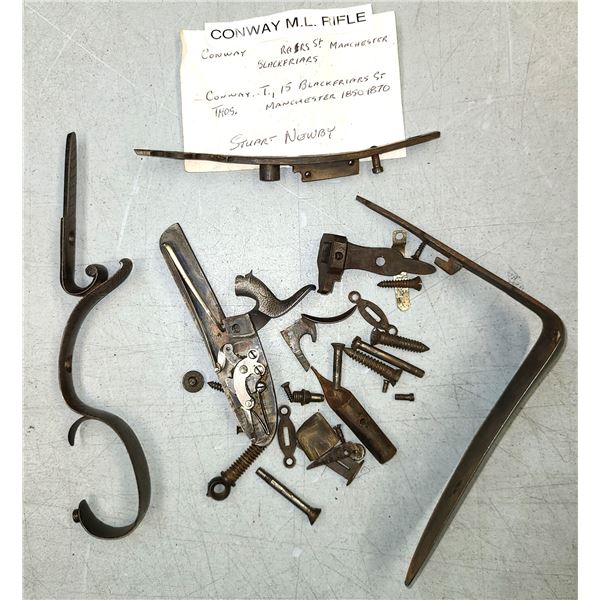 Gun Parts - Mixed Lot as Shown PLUS Conway Military Rifle Part