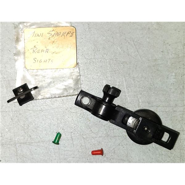 Mini Sharps Rear Sight Parts as Shown