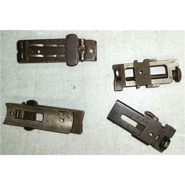 Vintage Military Rear Sights x 4