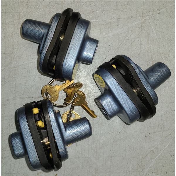 Materlock Brand Gun Trigger Locks x 3 - All keyed the same - AS NEW