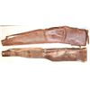Image 2 : Two Vintage Leather Gun Cases - Measures 42 inches - Good Condition