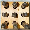 Image 1 : Steel Punch Stamp Die Set Metal Steel Tool Numbers 0-9 - 1/16th