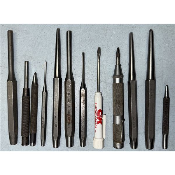 Gunsmithing Tools Punches Etc as Shown