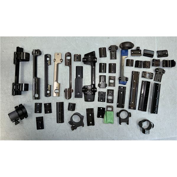 Mixed Lot Scope Rings & Bases as Shown