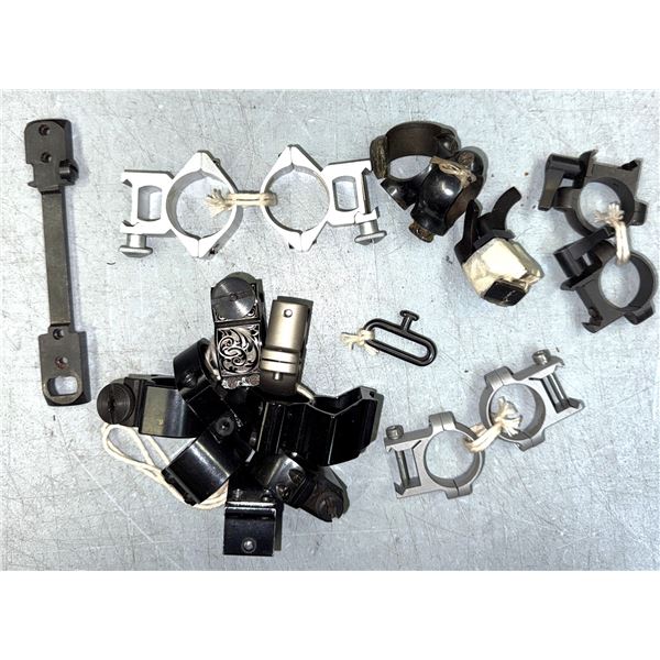 Mixed Lot Scope Rings & Bases as Shown
