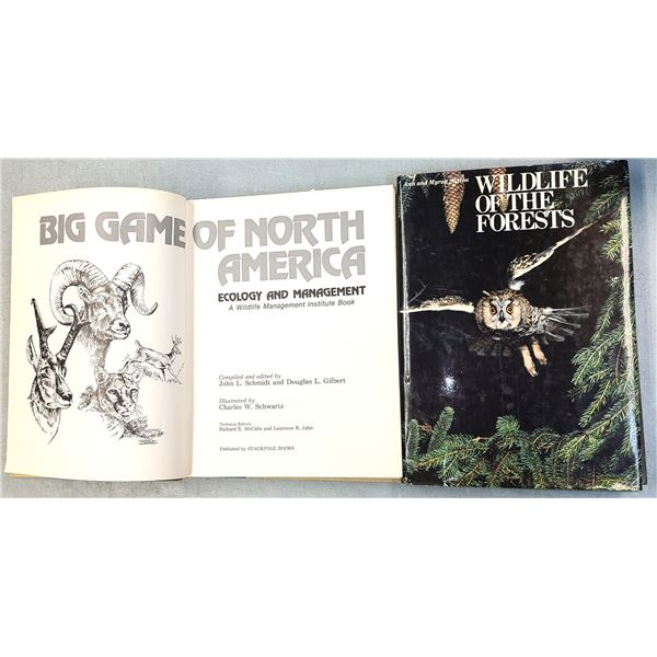 Big Game of Nth America + Wildlife of the Forests - 2 Books
