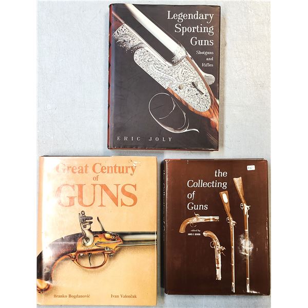 Collecting of Guns - Legendary Sporting Guns - Guns - 3 Books