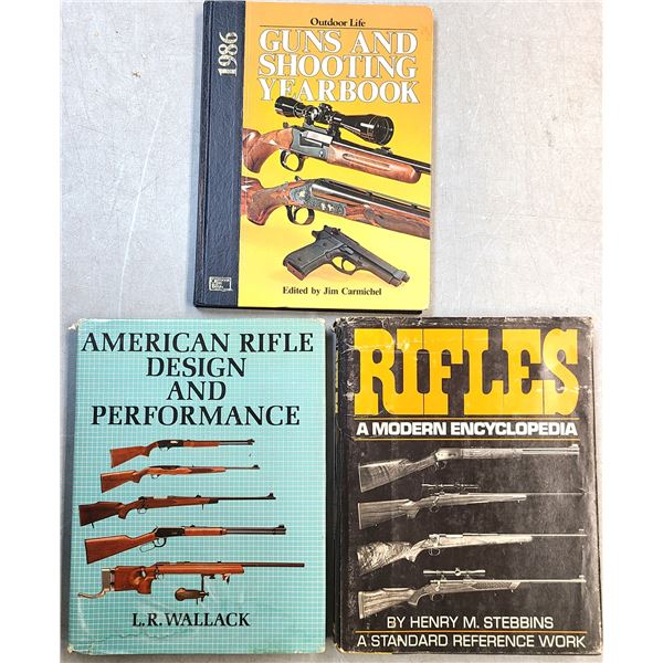 3 Books on Rifles - See List