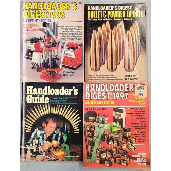 4 Books on Reloading - Guides How To and More