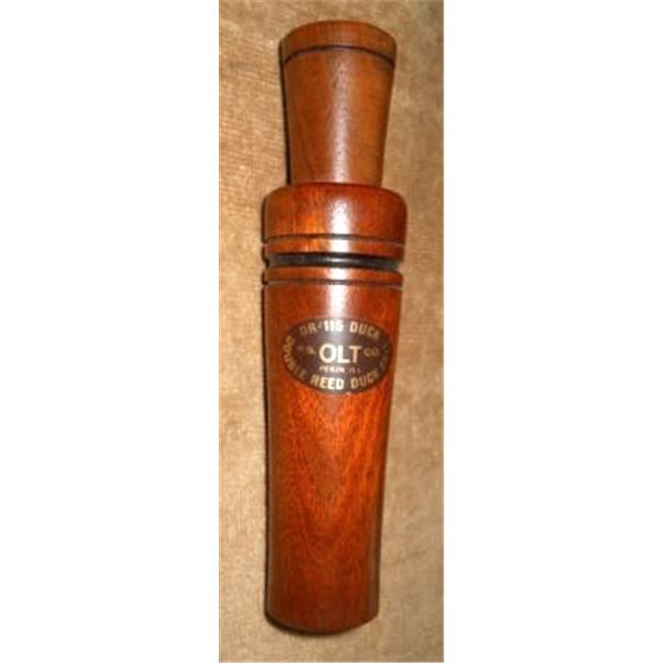 Duck Call Wood OLT Double Reed DR-115 Call