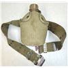 Image 1 : Vintage GI Belt c/w Water Bottle in Pouch - US Military