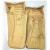 Image 1 : Bren Gun Magazine Pouch x 2 Machine gun from WW2 Unissued.