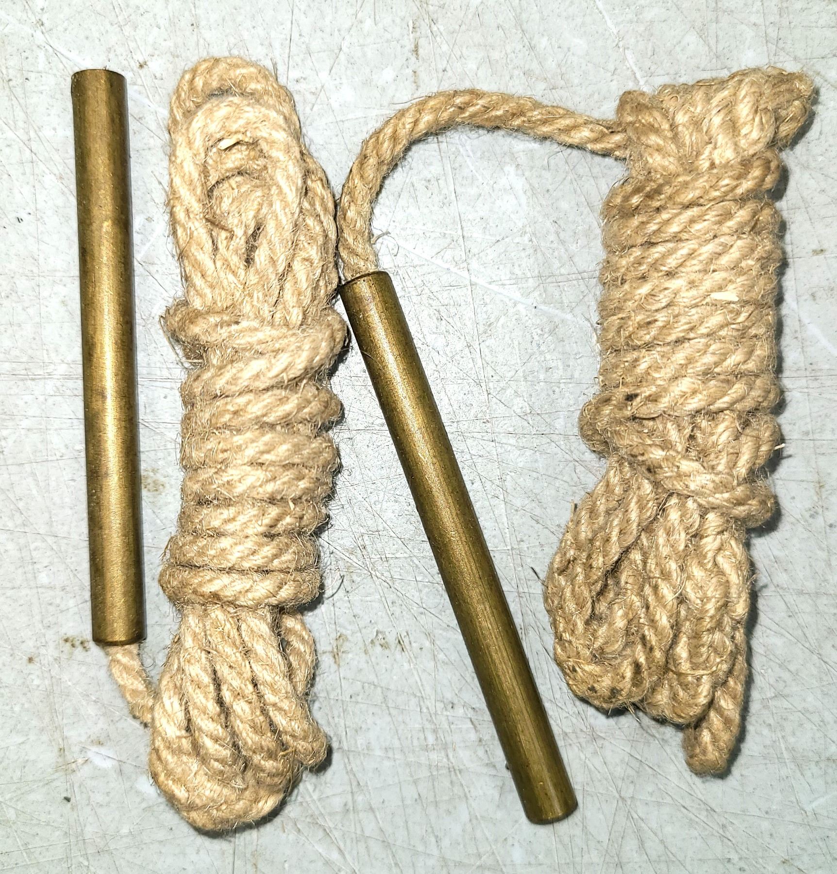 Housekeeping Rope Lee Enfield Slings x 2 Plus Pull Through Cleaning Ropes x 2