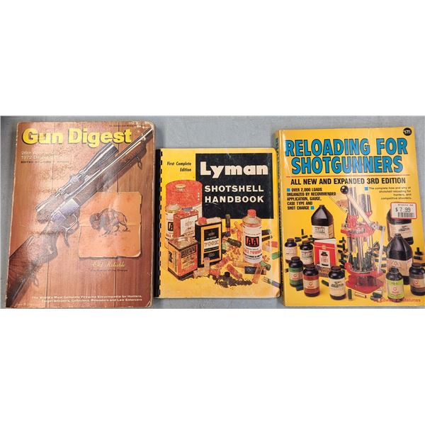 Lyman Shotgun Reloading Books x 2 Plus Gun Digest 1972