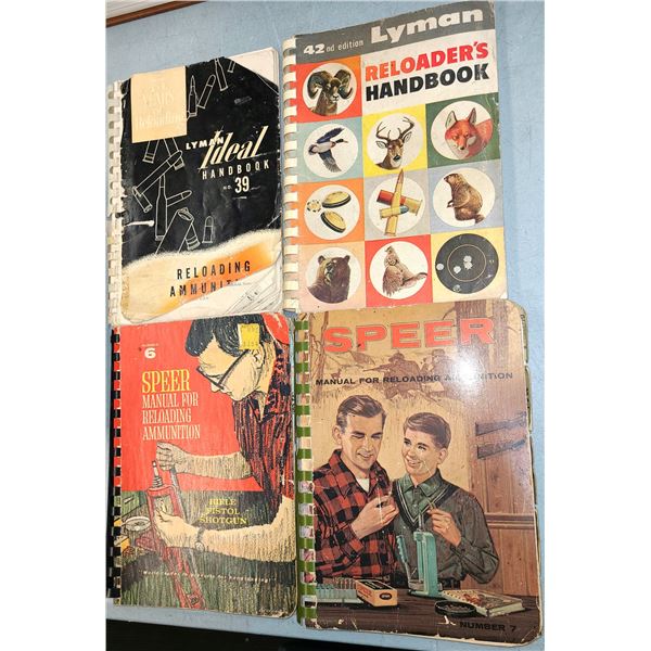 Lyman & Speer Reloading Books x 4