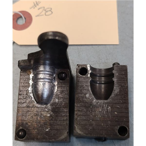 Bullet Mold Ideal 454 190 080 Single Flat Nose