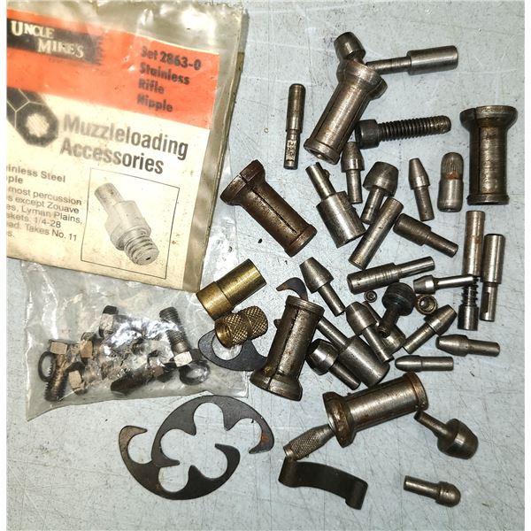 Reloading Parts Lot - Collets Pilots etc as Shown