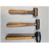 Image 2 : Reloading Hammers x 3 6.5 to 7.5 inch long