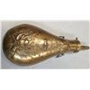 Image 2 : Powder Flask Brass Embossed 9 inch long US Civil War