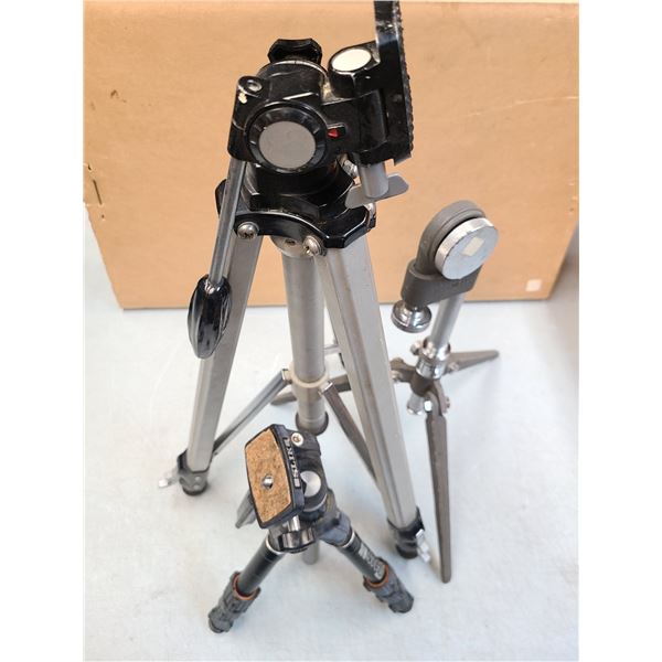 Tripod Lot of 3 - Bushnell, Silk & One