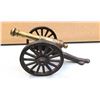 Image 1 : Cast Brass Canon on Metal Base Fireable - Civil War Era